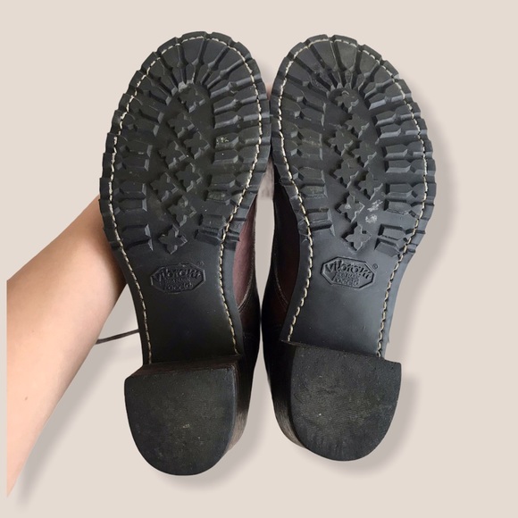 RARE Frye Sabrina 6G Lace Up Heeled Combat Boot - Picture 15 of 16